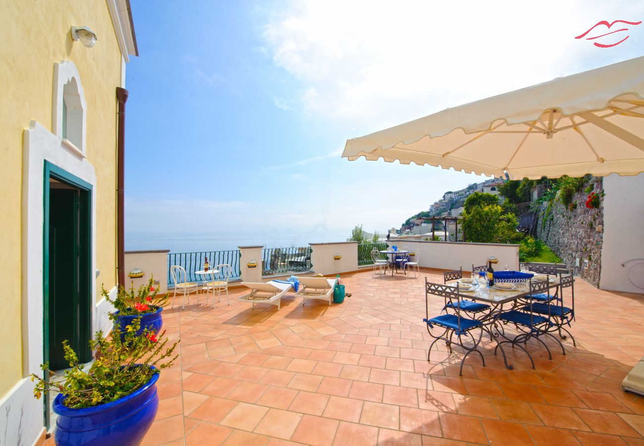 Villa à Praiano - Casa Alessia - Grande terrasse sur la mer