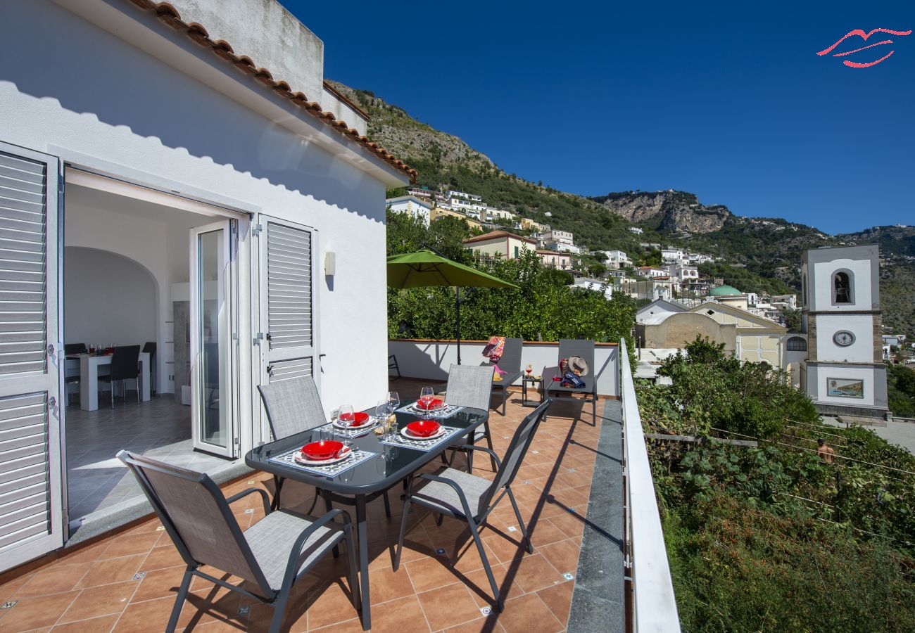 Casa a Praiano - La Dimora di Euribia - Sospesa tra cielo e mare 